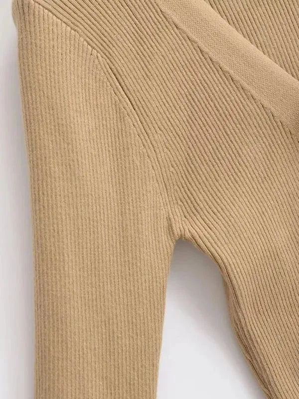 LeStyleParfait Women's Sweaters Casual Cardigan Plain-Solid V-Neck Long Sleeves-Cardigan Sweater