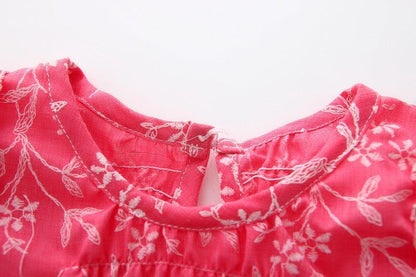 Floral Petal Sleeves Girls Dresses - Girls Dresses - LeStyleParfait