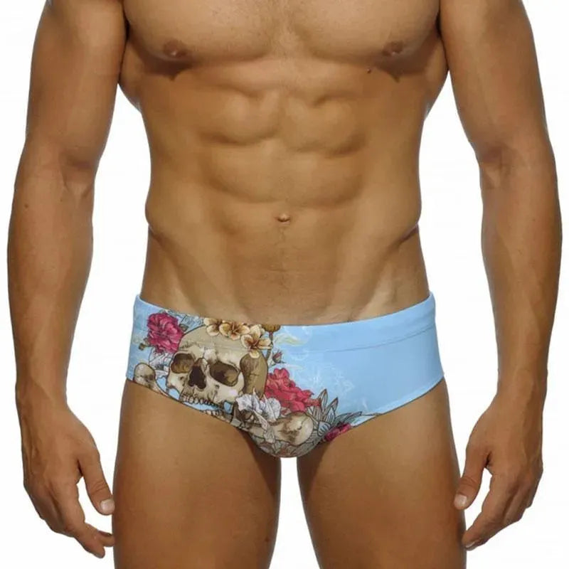 Floral Swim Briefs For Men - Swim Brief - LeStyleParfait
