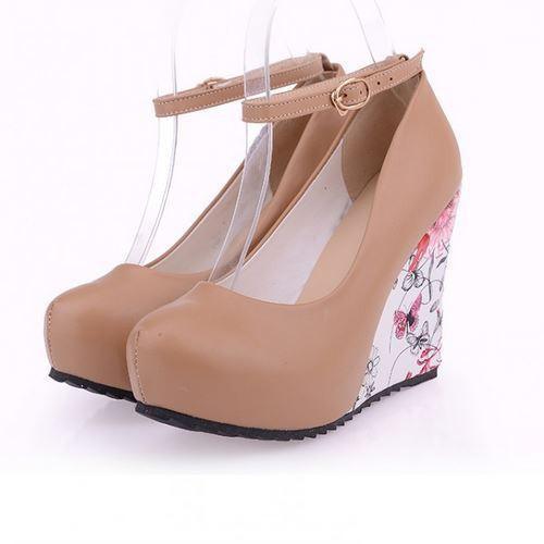 Floral Wedge Shoes - Wedge Shoes - LeStyleParfait