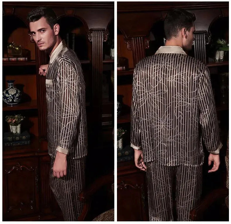 Forever Ready Striped Pajama Set - Pajama Pant Set - LeStyleParfait