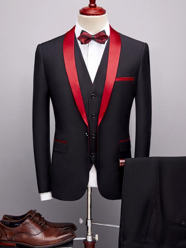 Formal Slim Fit Three Piece Suit - Three Piece Suit - LeStyleParfait