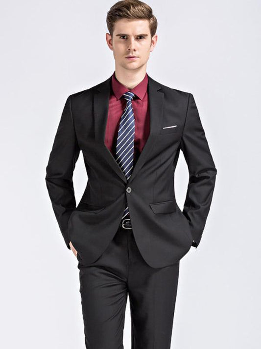 Formal Slim Fit Two Piece Suit - Two Piece Suit - LeStyleParfait