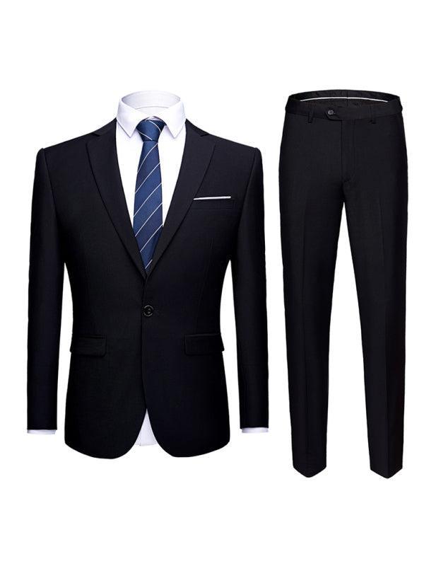 Formal Slim Fit Two Piece Suit - Two Piece Suit - LeStyleParfait