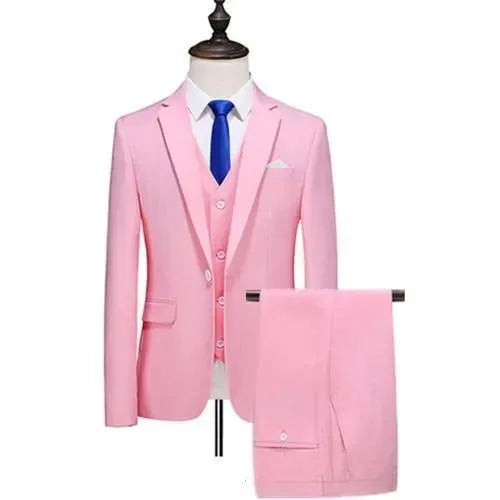 Formal Three Piece Business Suit - Three Piece Suit - LeStyleParfait