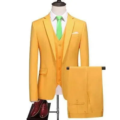 Formal Three Piece Business Suit - Three Piece Suit - LeStyleParfait