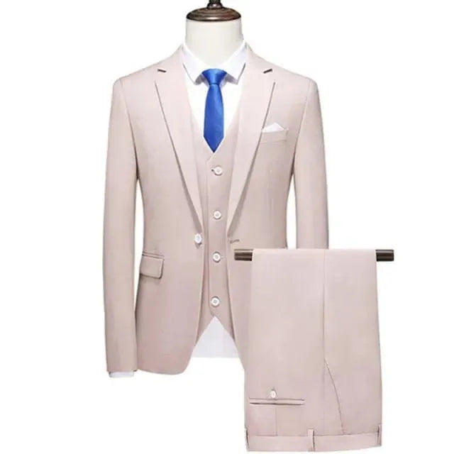 Formal Three Piece Business Suit - Three Piece Suit - LeStyleParfait