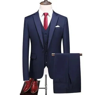 Formal Three Piece Business Suit - Three Piece Suit - LeStyleParfait