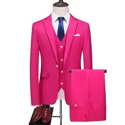 Formal Three Piece Business Suit - Three Piece Suit - LeStyleParfait