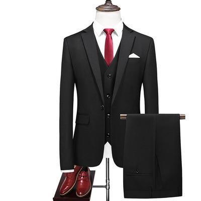 Formal Three Piece Business Suit - Three Piece Suit - LeStyleParfait