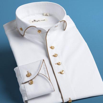 French Style Cotton Men Dress Shirt - Dress Shirt - LeStyleParfait