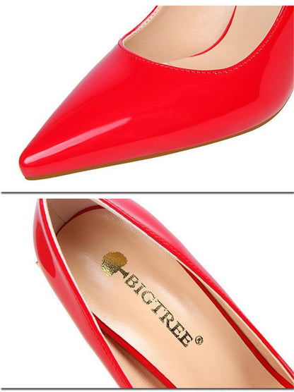 Gentileschi Patent Leather Heels Pumps Shoes - Pumps Shoes - LeStyleParfait