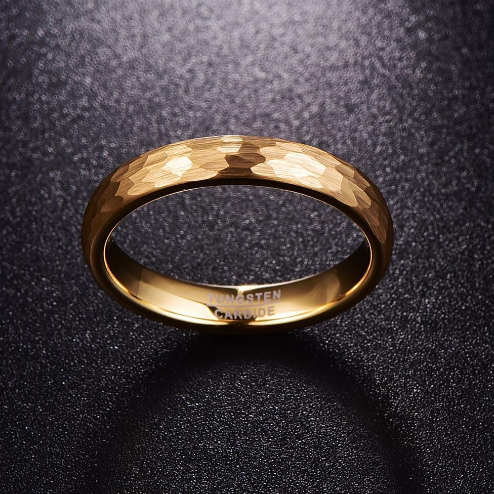 Geometric Gold Wedding Rings - Rings - LeStyleParfait