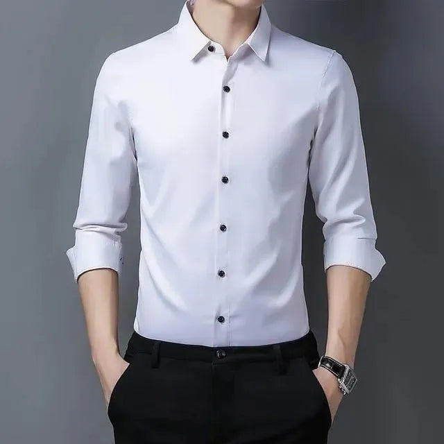 Gilan Plus Size Silk Shirts For Men - Silk Shirt - LeStyleParfait