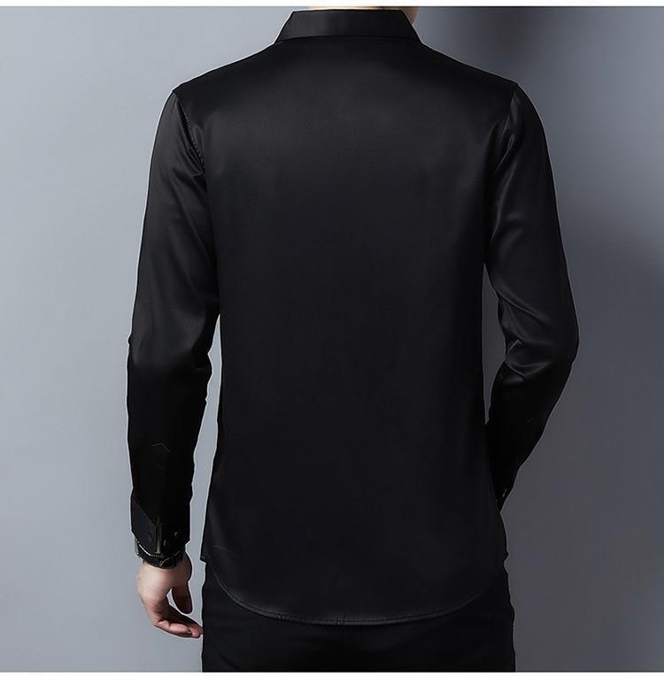 Gilan Plus Size Silk Shirts For Men - Silk Shirt - LeStyleParfait