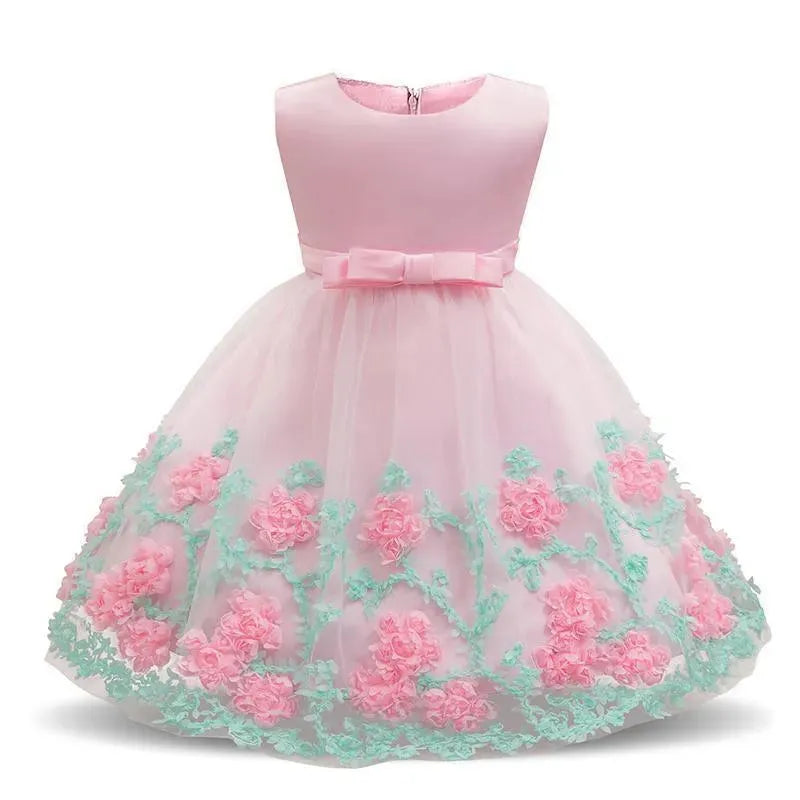 Girls Dress, Baby Princess Dress, Baptism Dress - Girls Dresses - LeStyleParfait