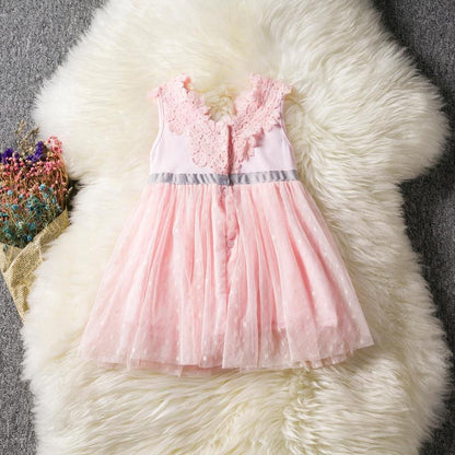 Girls Dress, Baby Princess Dress, Baptism Dress - Girls Dresses - LeStyleParfait