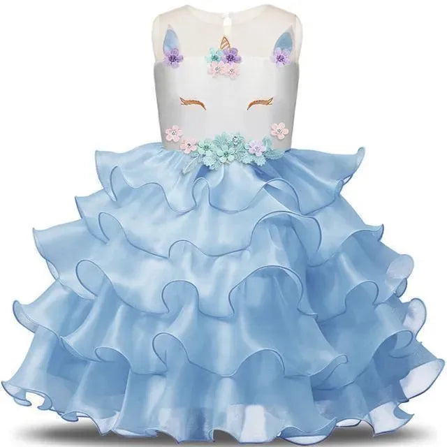 Girls Dress, Fairy Party Dress, Sleeveless - Girls Dresses - LeStyleParfait