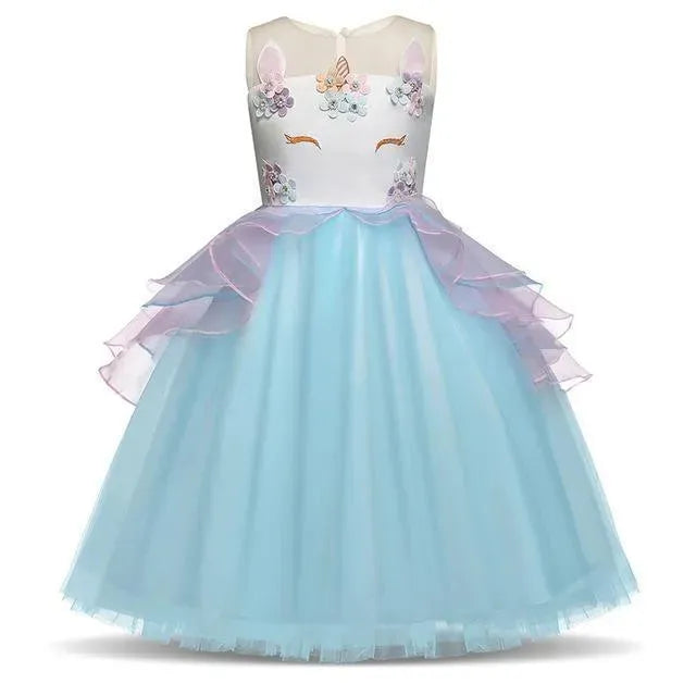 Girls Dress, Fairy Party Dress, Sleeveless - Girls Dresses - LeStyleParfait