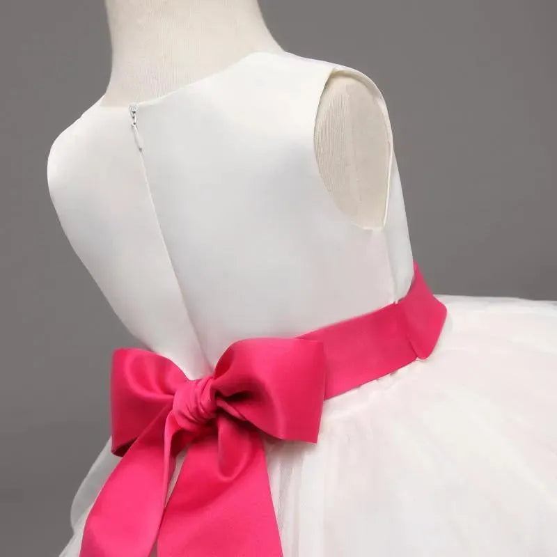 Girls Dress, Floral Baby Girl Baptism Dress - Girls Dresses - LeStyleParfait