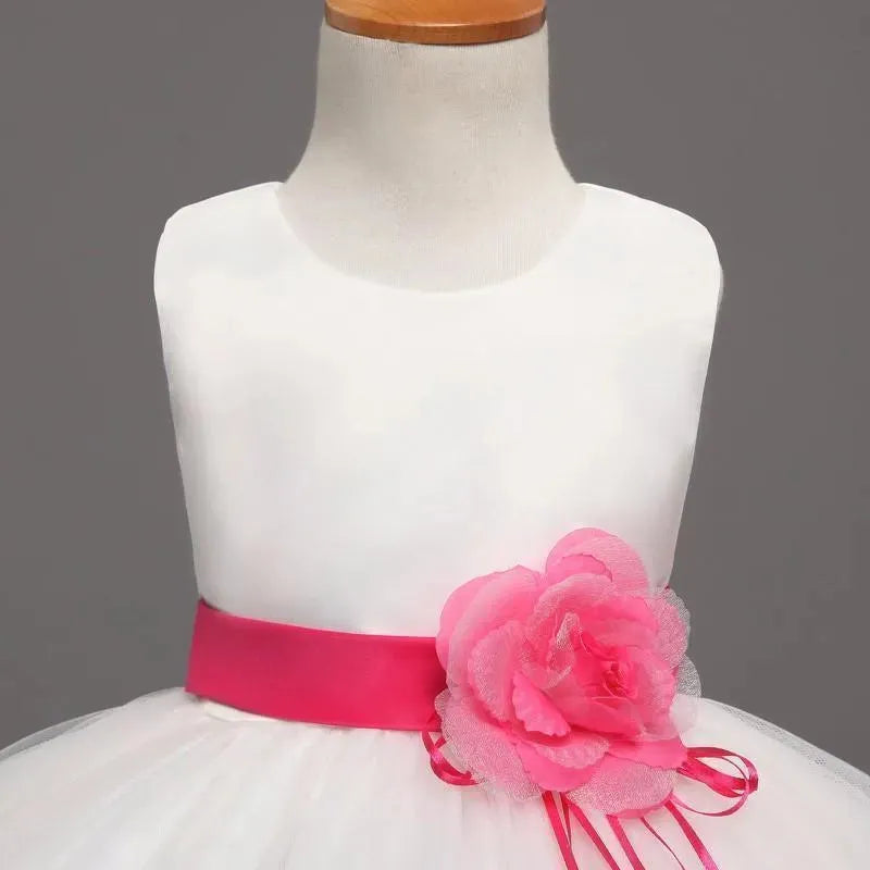 Girls Dress, Floral Baby Girl Baptism Dress - Girls Dresses - LeStyleParfait