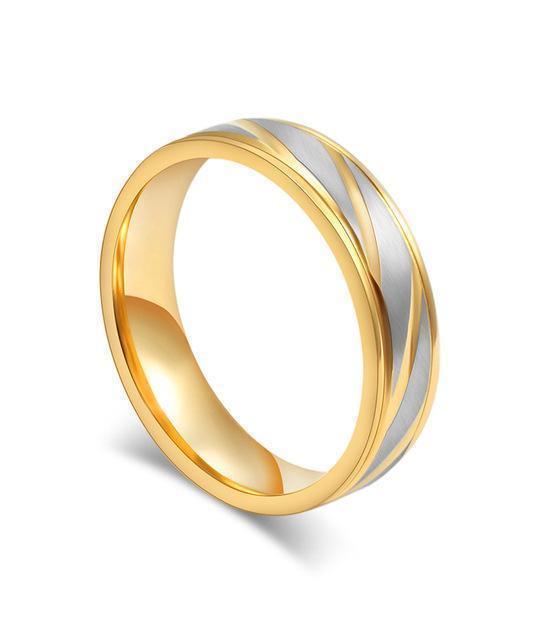 Gold Wedding Rings- Wedding Jewelry - Rings - LeStyleParfait