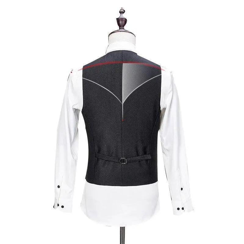 Grand Event Black Three Piece Men Suit - Tuxedo Suit - LeStyleParfait