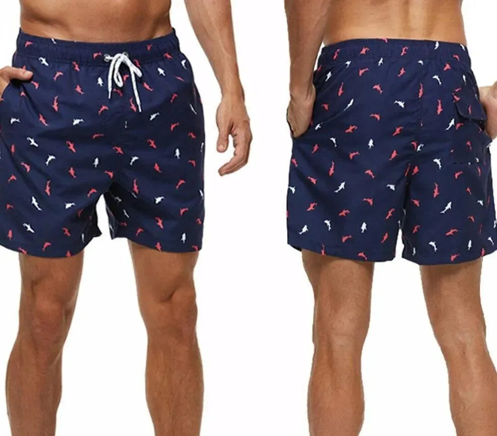 Hawaiian Beach Shorts For Men - - Beach Shorts - LeStyleParfait