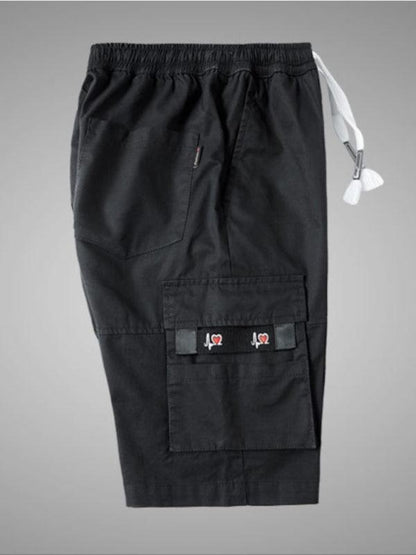 Hearts Slim Fit Cargo Shorts - Men's Shorts - LeStyleParfait
