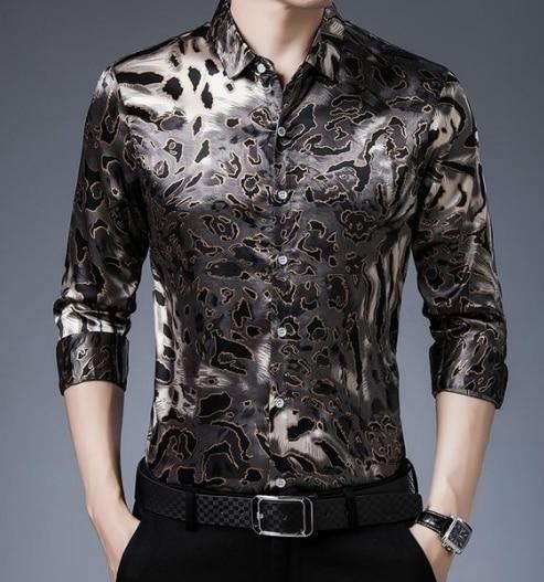 Hendrix Leopard Print Shirt For Men - Casual Shirt - LeStyleParfait