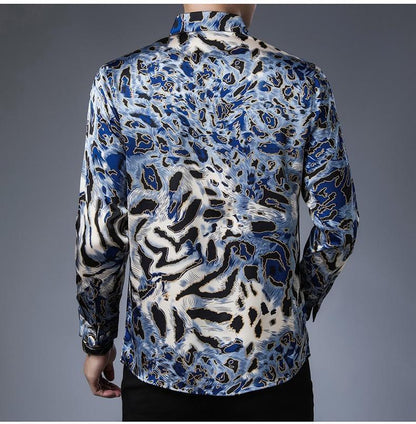 Hendrix Leopard Print Shirt For Men - Casual Shirt - LeStyleParfait