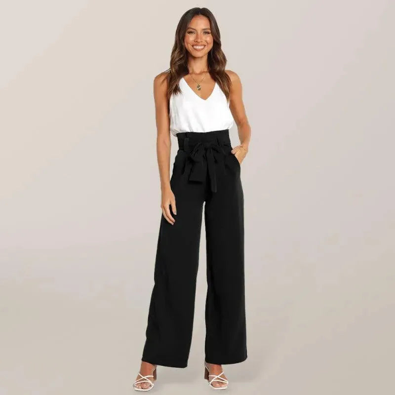 High Waist Wide Leg Women Pants - Women Pants - LeStyleParfait