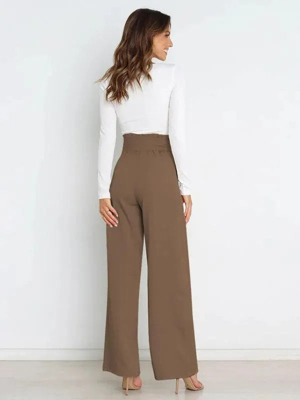 High Waist Wide Leg Women Pants - Women Pants - LeStyleParfait