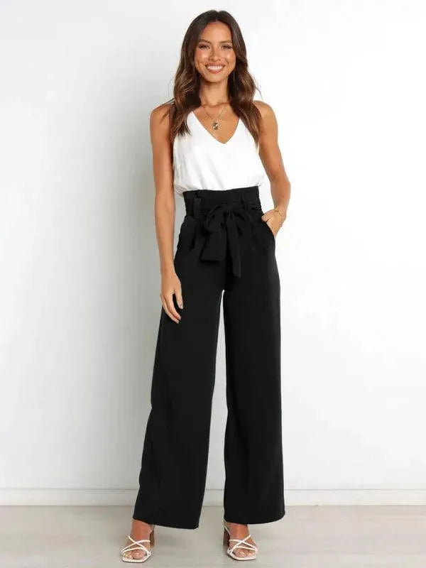 High Waist Wide Leg Women Pants - Women Pants - LeStyleParfait