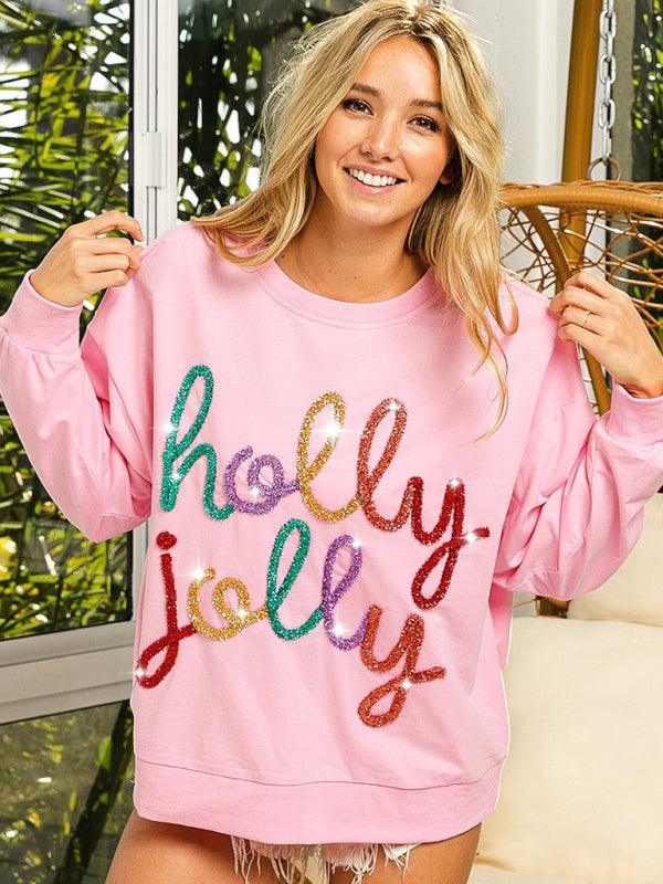 Holly Print Women Sweatshirt - Women Sweatshirt - LeStyleParfait
