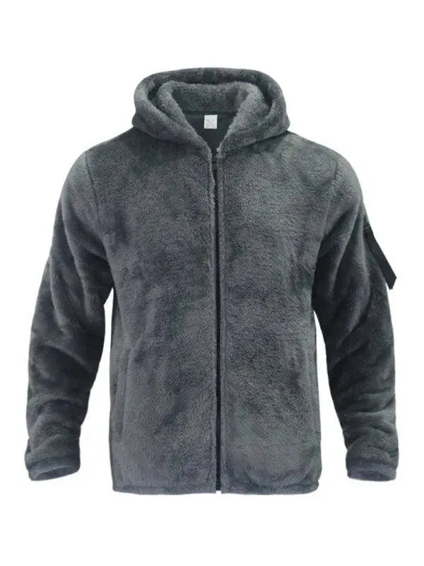 Hooded Fleece Men Winter Jacket - Winter Jacket - LeStyleParfait