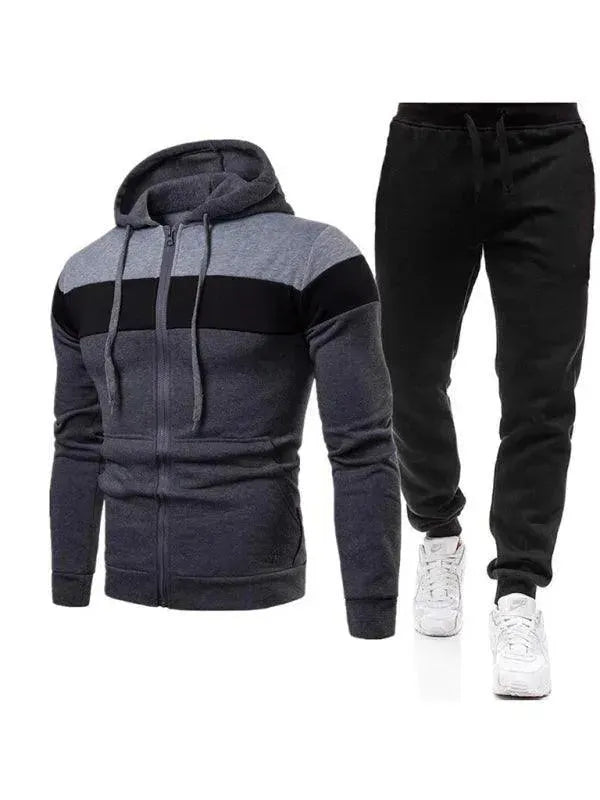 Hooded Sweatshirt Men Tracksuit - Tracksuit - LeStyleParfait