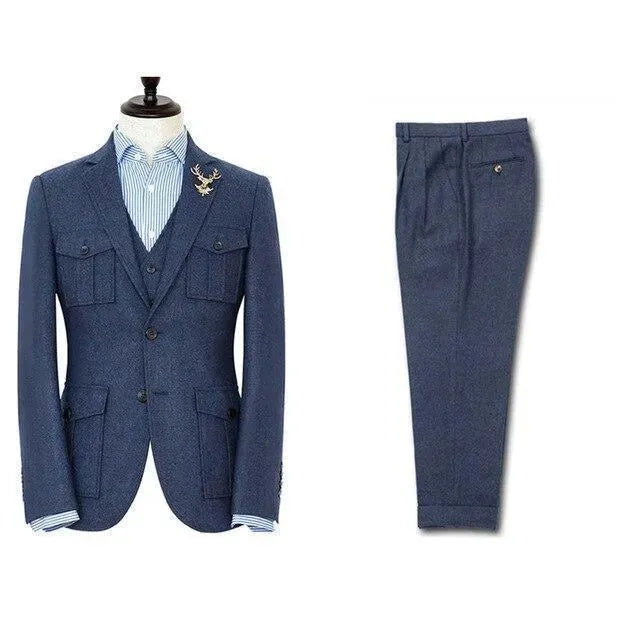 Horace King 3-Tweed Suit - Tweed Suit - LeStyleParfait