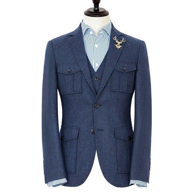 Horace King 3-Tweed Suit - Tweed Suit - LeStyleParfait