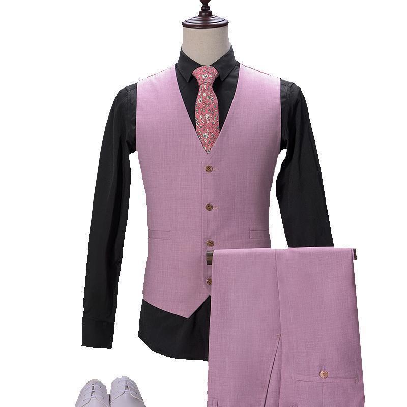 Iconic Pink Business Days 3 Piece Suit - Three Piece Suit - LeStyleParfait