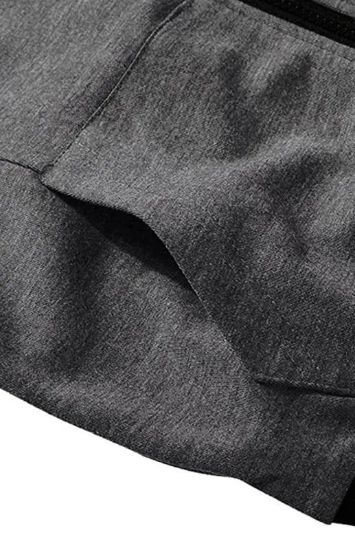 Men's Slim Hooded Cotton Vest