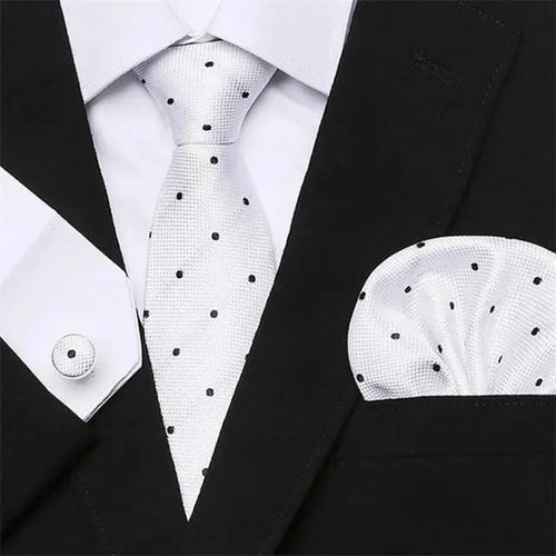 Jacquard Woven Necktie Set - Necktie | LeStyleParfait-Necktie