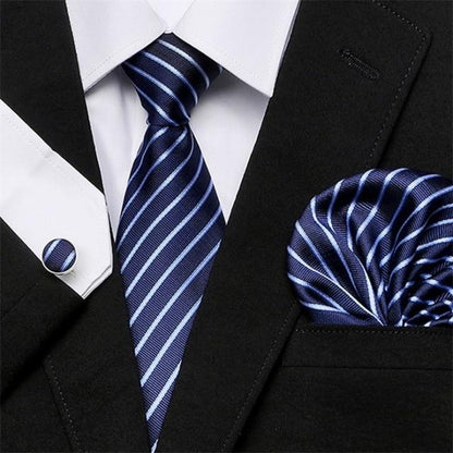 Jacquard Woven Necktie Set - Necktie - LeStyleParfait