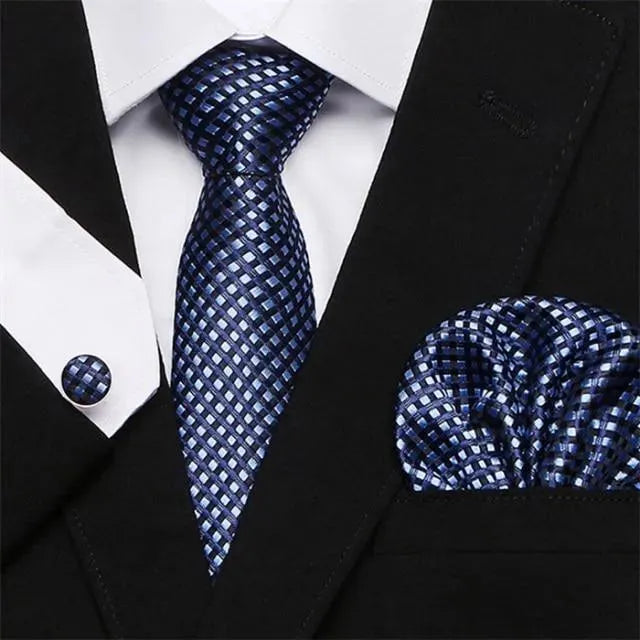 Jacquard Woven Necktie Set - Necktie | LeStyleParfait-Necktie