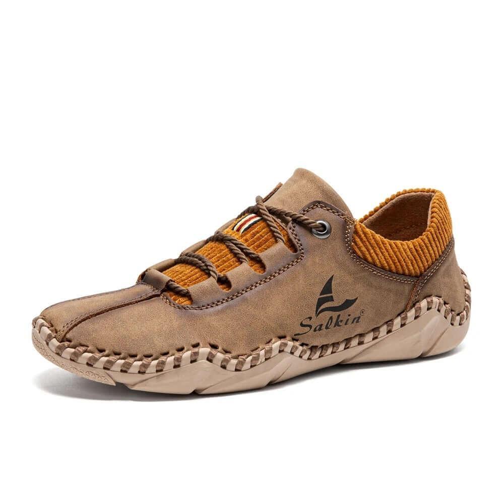Jango - Casual Leather Sneakers Trainers - Sneakers - LeStyleParfait