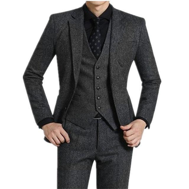 John Mitford Three Piece Tweed Suit - Tweed Suit - LeStyleParfait