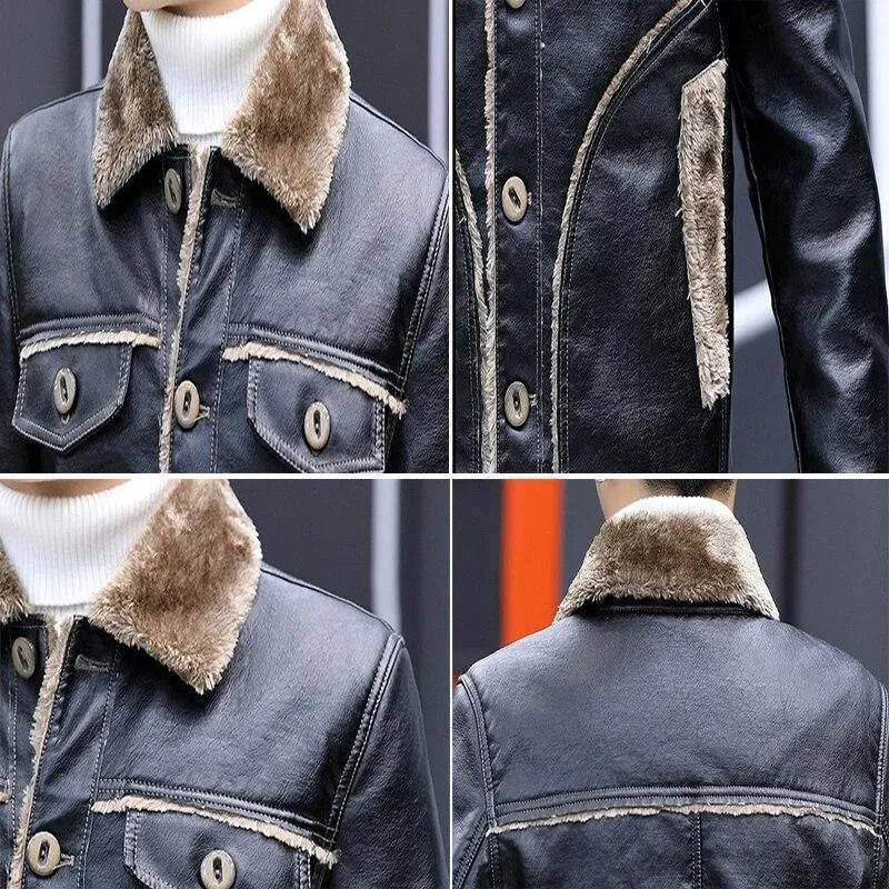 Johny Leather Motorcycle Jacket For Men - Leather Jacket - LeStyleParfait