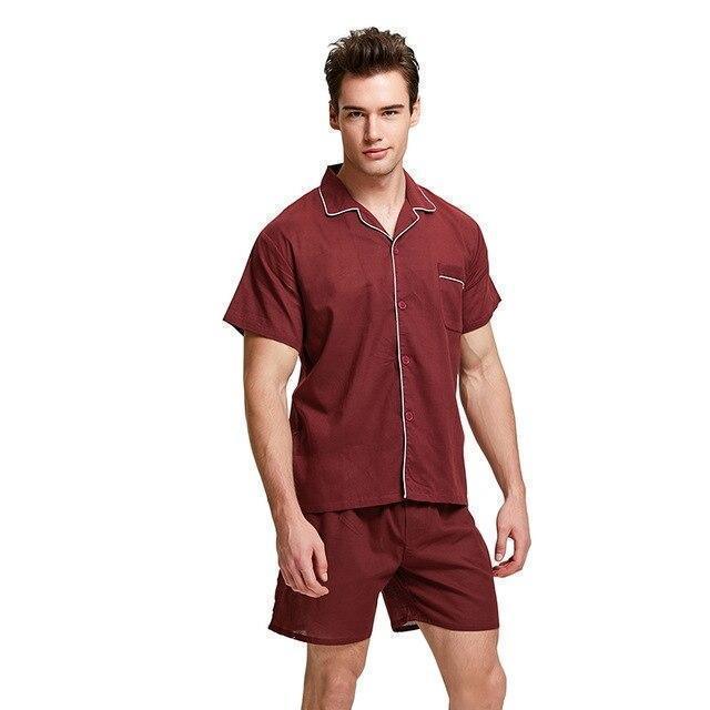 Just Watch Men Pajama Set - Pajama Shorts Set - LeStyleParfait