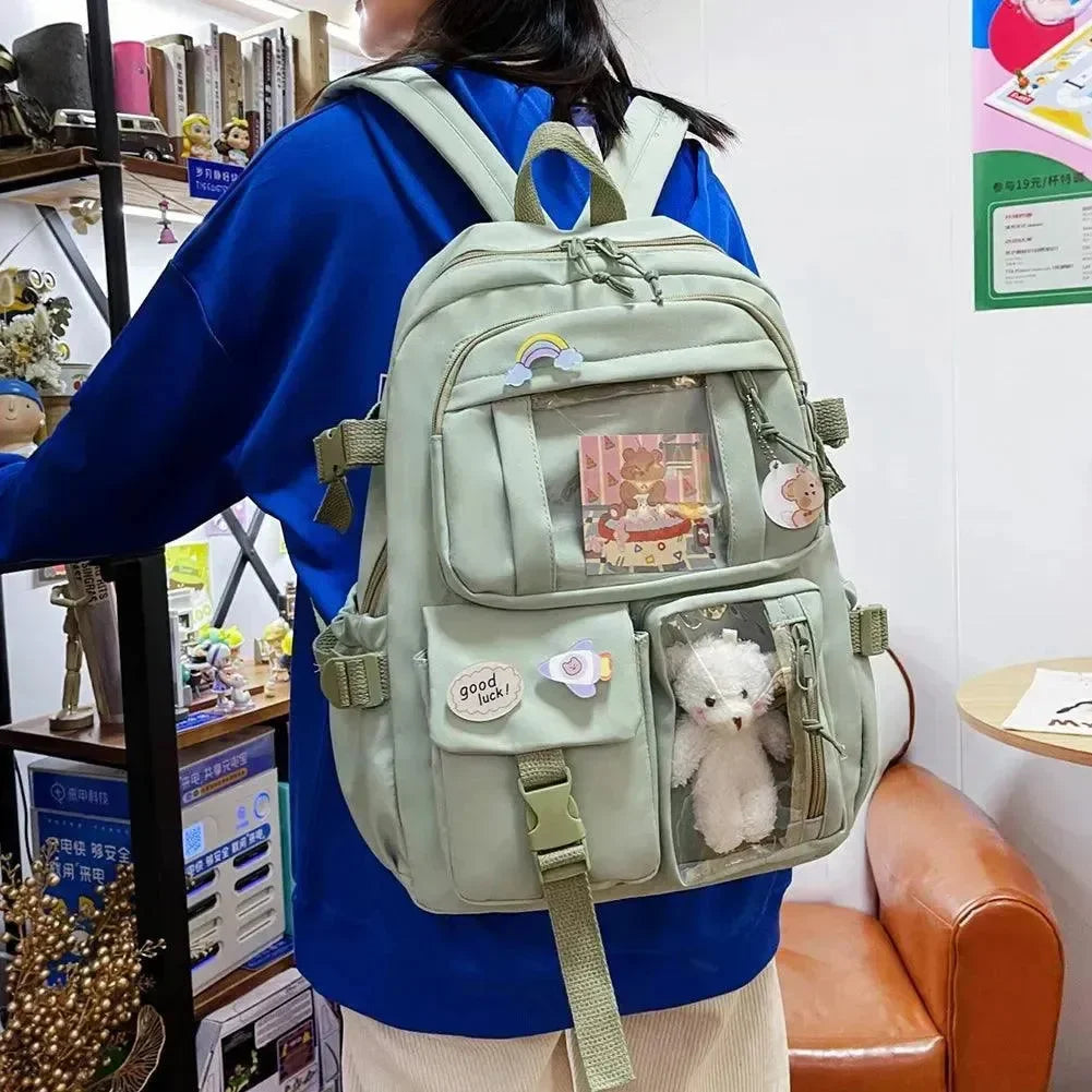 Kawaii Transparent Bear Backpack - Backpack - LeStyleParfait