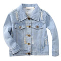 Kids Jean Jacket Ragged Fashion Jacket - Kids Jackets - LeStyleParfait